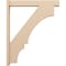 Ekena Millwork 5 1/2-in W x 34-in D x 42-in H Balboa Block Rough Cedar Woodgrain TimberThane Outlooker, Primed Tan OUTUR055X34X42BOA44RCPR - alternate 4